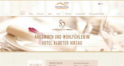 Desktop Screenshot of hotel-kloster-hirsau.de